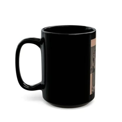 Anita Ekberg #434 - PHOTO Digest March '55 - 2 Pages & 3 B&W Photos (Vintage Female Icon) Black Coffee Mug - Go Mug Yourself