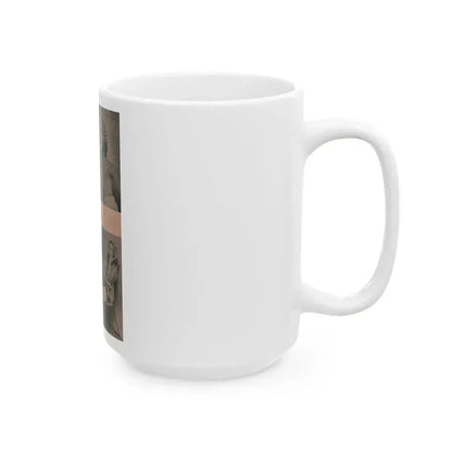 Anita Ekberg #434 - PHOTO Digest March '55 - 2 Pages & 3 B&W Photos (Vintage Female Icon) White Coffee Mug - Go Mug Yourself