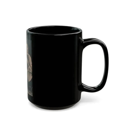 Anita Ekberg #435 - PHOTO Digest March '55 - 1 Pages, 1 B&W Photo & Caption (Vintage Female Icon) Black Coffee Mug - Go Mug Yourself