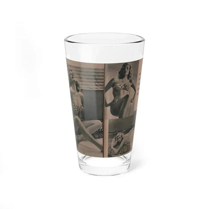 Anita Ekberg #436 - PHOTO Digest March '55 - 3 Pages, 3 B&W Photos & Caption (Vintage Female Icon) Pint Glass 16oz 16oz - Go Mug Yourself