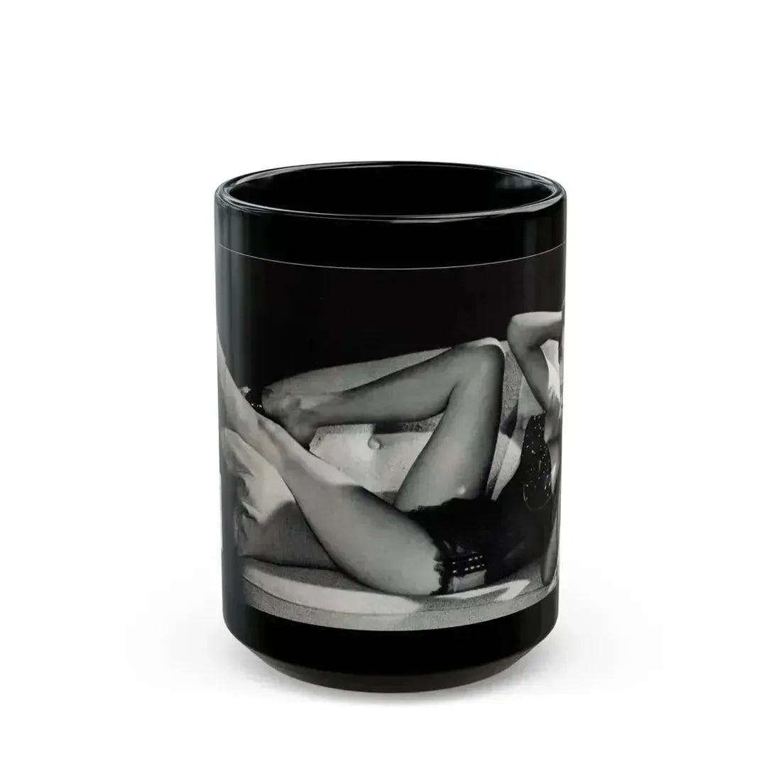 Anita Ekberg #445 - (Vintage Female Icon) Black Coffee Mug 15oz - Go Mug Yourself