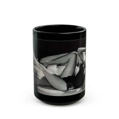 Anita Ekberg #445 - (Vintage Female Icon) Black Coffee Mug 15oz - Go Mug Yourself