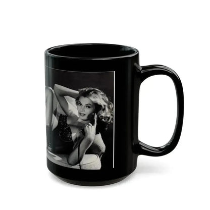 Anita Ekberg #445 - (Vintage Female Icon) Black Coffee Mug - Go Mug Yourself