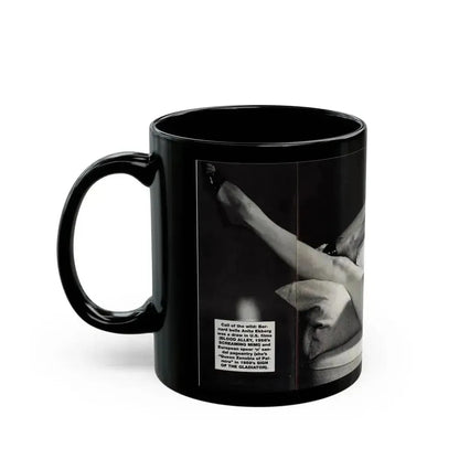 Anita Ekberg #445 - (Vintage Female Icon) Black Coffee Mug - Go Mug Yourself