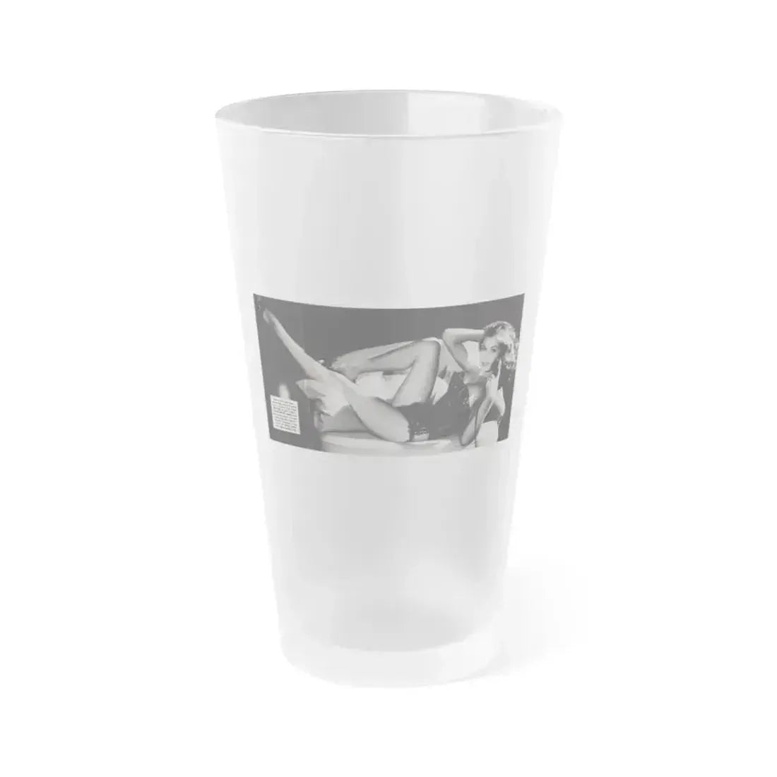 Anita Ekberg #445 - (Vintage Female Icon) Frosted Pint Glass 16oz 16oz Frosted - Go Mug Yourself