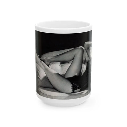 Anita Ekberg #445 - (Vintage Female Icon) White Coffee Mug-15oz-Go Mug Yourself