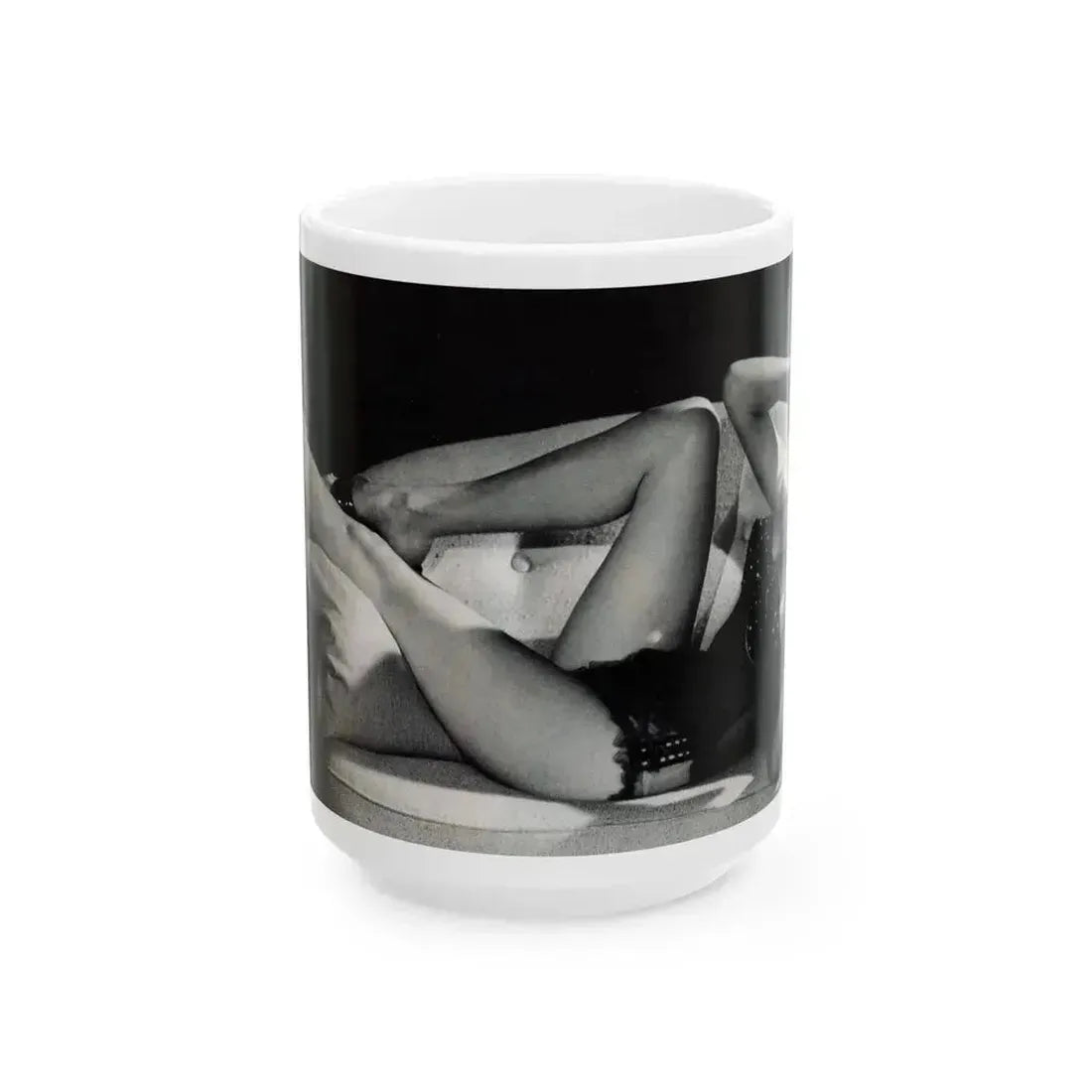 Anita Ekberg #445 - (Vintage Female Icon) White Coffee Mug 15oz - Go Mug Yourself