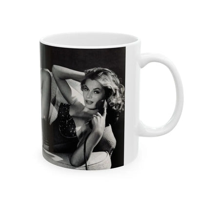 Anita Ekberg #445 - (Vintage Female Icon) White Coffee Mug-Go Mug Yourself