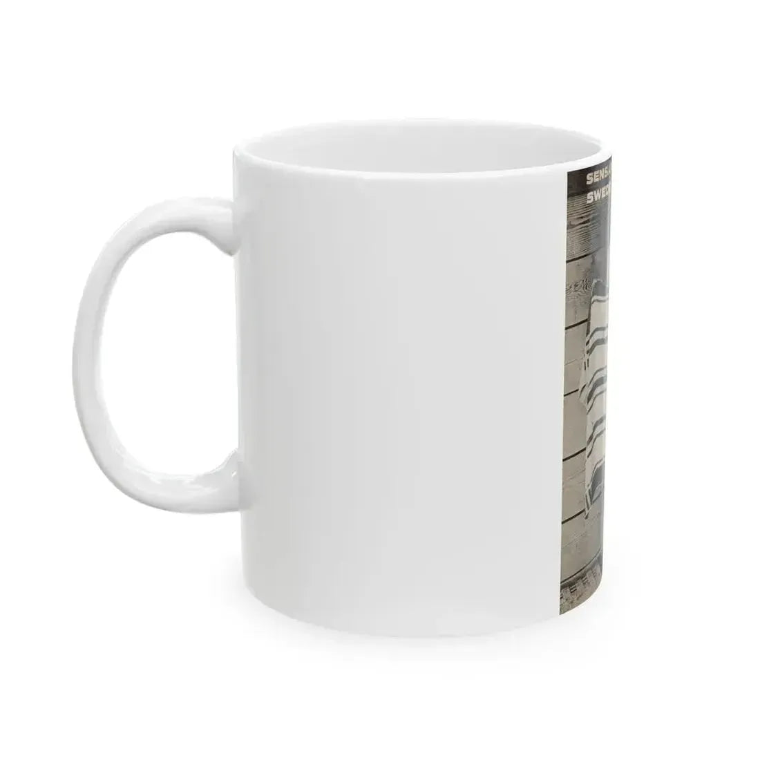 Anita Ekberg #446 - 1 Page, 1 B&W Photo & Headline  from After Hours Vol. 1, No. 4 '57 Mag. (Vintage Female Icon) White Coffee Mug - Go Mug Yourself