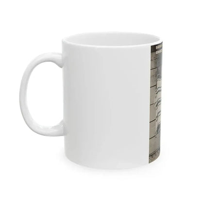 Anita Ekberg #446 - 1 Page, 1 B&W Photo & Headline  from After Hours Vol. 1, No. 4 '57 Mag. (Vintage Female Icon) White Coffee Mug - Go Mug Yourself