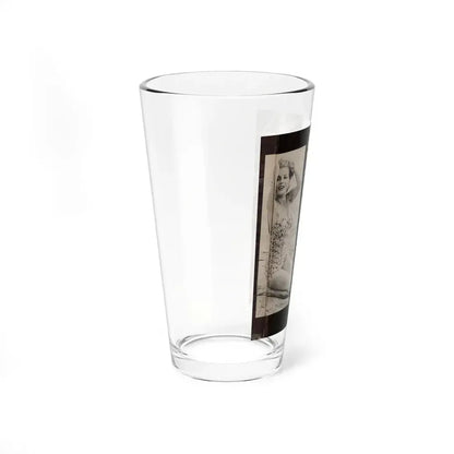 Anita Ekberg #447 - 1 Page, 2 B&W Photos from After Hours Vol. 1, No. 4 '57 Mag. (Vintage Female Icon) Pint Glass 16oz - Go Mug Yourself