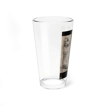 Anita Ekberg #448 - 1 Page, 2 B&W Photos from After Hours Vol. 1, No. 4 '57 Mag. (Vintage Female Icon) Pint Glass 16oz - Go Mug Yourself