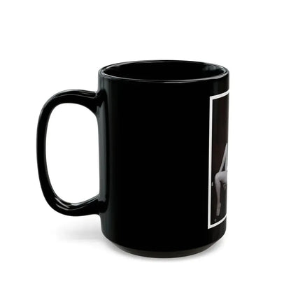 Anita Ekberg #451 - 8x10 B&W Pin-Up Photo HQ Re-Print (Vintage Female Icon) Black Coffee Mug - Go Mug Yourself