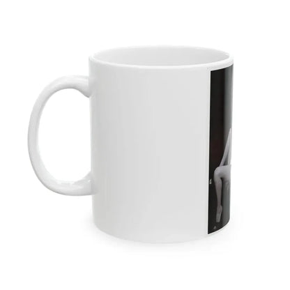 Anita Ekberg #451 - 8x10 B&W Pin-Up Photo HQ Re-Print (Vintage Female Icon) White Coffee Mug - Go Mug Yourself