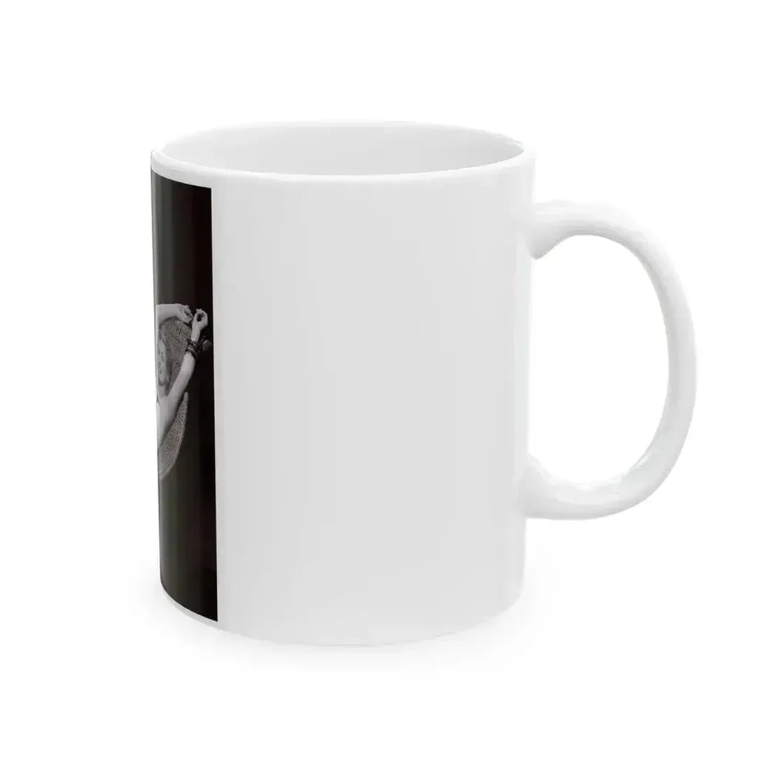 Anita Ekberg #451 - 8x10 B&W Pin-Up Photo HQ Re-Print (Vintage Female Icon) White Coffee Mug - Go Mug Yourself