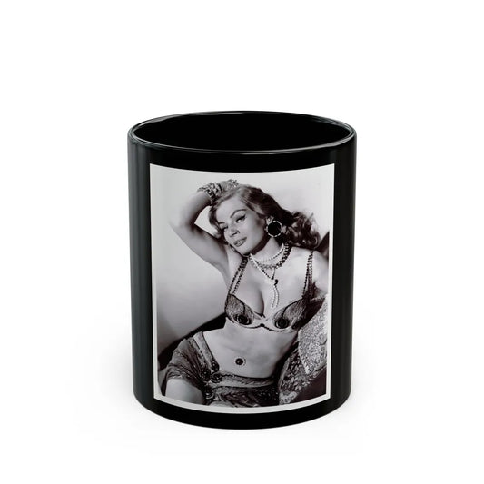 Anita Ekberg #452 - 8x10 B&W Glamour Movie Photo HQ Re-Print (Vintage Female Icon) Black Coffee Mug-11oz-Go Mug Yourself