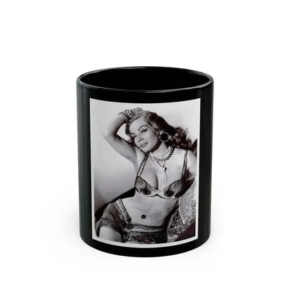 Anita Ekberg #452 - 8x10 B&W Glamour Movie Photo HQ Re-Print (Vintage Female Icon) Black Coffee Mug 11oz - Go Mug Yourself