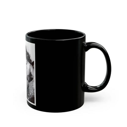 Anita Ekberg #452 - 8x10 B&W Glamour Movie Photo HQ Re-Print (Vintage Female Icon) Black Coffee Mug - Go Mug Yourself
