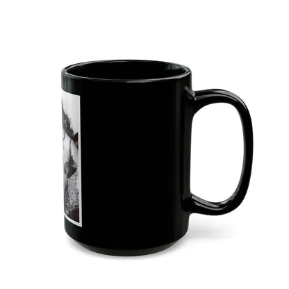 Anita Ekberg #452 - 8x10 B&W Glamour Movie Photo HQ Re-Print (Vintage Female Icon) Black Coffee Mug - Go Mug Yourself