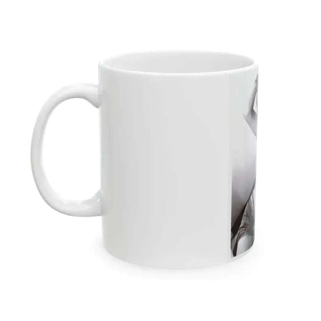 Anita Ekberg #452 - 8x10 B&W Glamour Movie Photo HQ Re-Print (Vintage Female Icon) White Coffee Mug - Go Mug Yourself