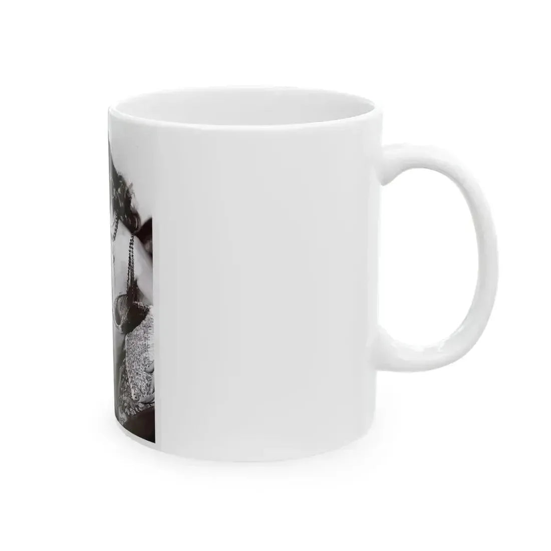 Anita Ekberg #452 - 8x10 B&W Glamour Movie Photo HQ Re-Print (Vintage Female Icon) White Coffee Mug - Go Mug Yourself