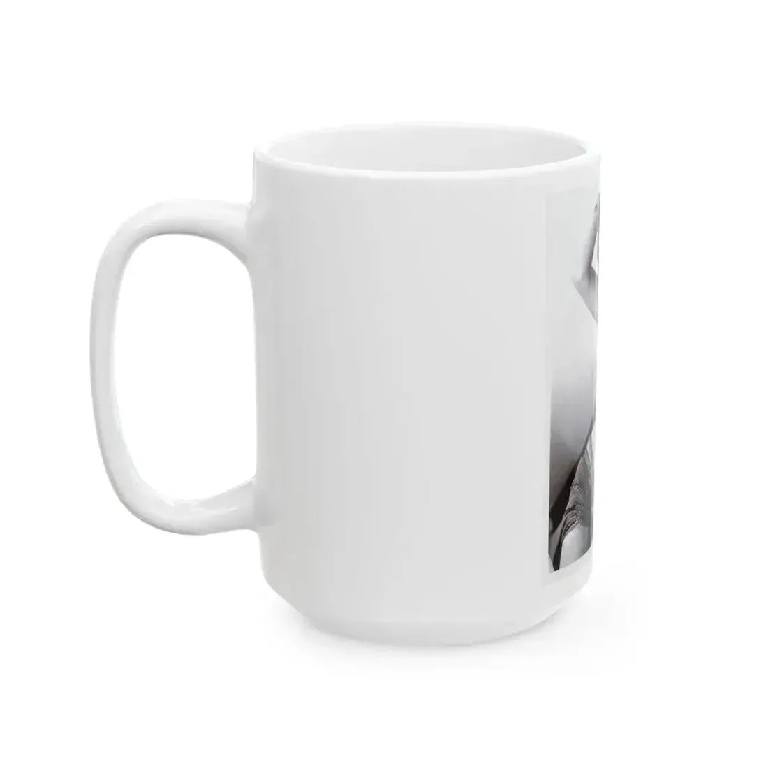 Anita Ekberg #452 - 8x10 B&W Glamour Movie Photo HQ Re-Print (Vintage Female Icon) White Coffee Mug - Go Mug Yourself