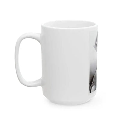 Anita Ekberg #452 - 8x10 B&W Glamour Movie Photo HQ Re-Print (Vintage Female Icon) White Coffee Mug - Go Mug Yourself
