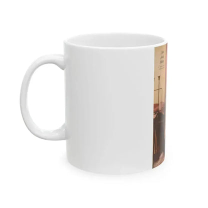 Anita Ekberg #453 - Pages 1 of 1 with, Anita from Jem Mag. Vol. 1 #01 Nov. '56 (Vintage Female Icon) White Coffee Mug - Go Mug Yourself