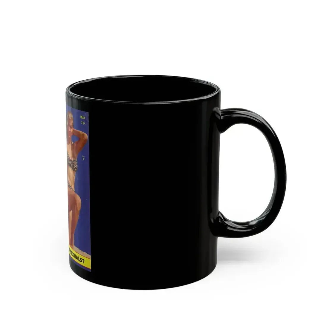 Anita Ekberg #46 - Mag. Cover (Vintage Female Icon) Black Coffee Mug - Go Mug Yourself