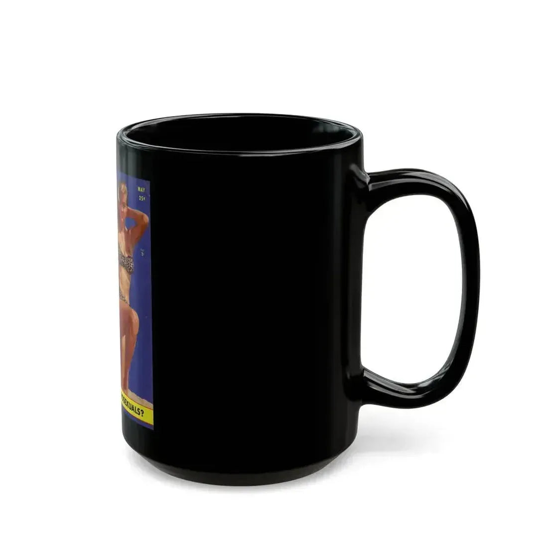 Anita Ekberg #46 - Mag. Cover (Vintage Female Icon) Black Coffee Mug - Go Mug Yourself