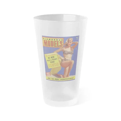 Anita Ekberg #46 - Mag. Cover (Vintage Female Icon) Frosted Pint Glass 16oz 16oz Frosted - Go Mug Yourself