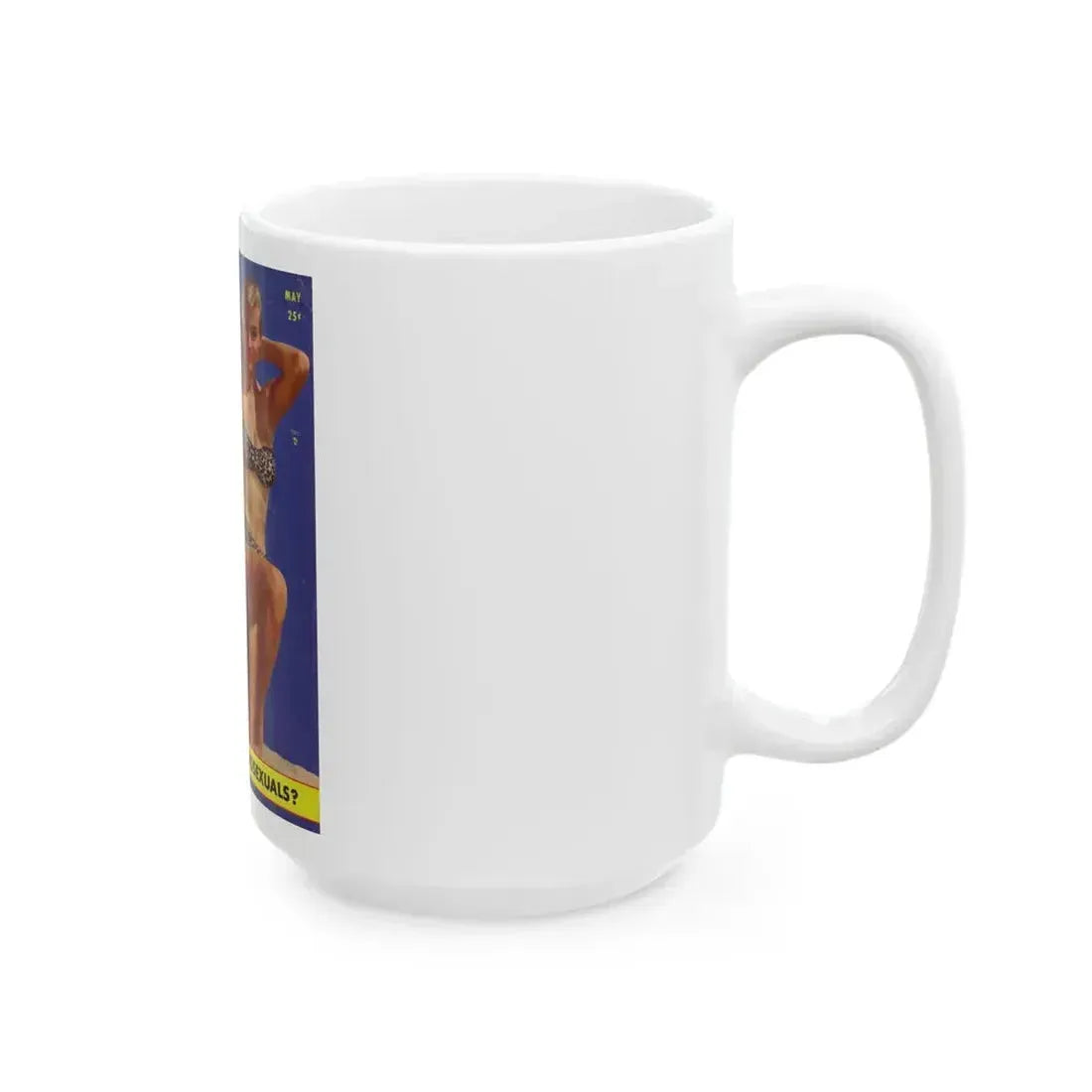 Anita Ekberg #46 - Mag. Cover (Vintage Female Icon) White Coffee Mug - Go Mug Yourself