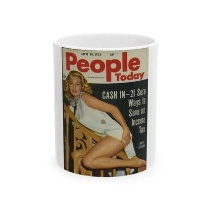 Anita Ekberg #72 (Vintage Female Icon) White Coffee Mug 11oz - Go Mug Yourself