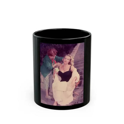 Anita Ekberg #78 (Vintage Female Icon) Black Coffee Mug 11oz - Go Mug Yourself