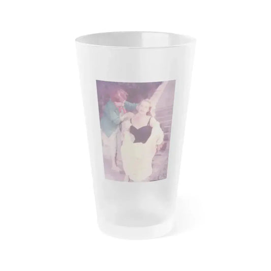 Anita Ekberg #78 (Vintage Female Icon) Frosted Pint Glass 16oz 16oz Frosted - Go Mug Yourself
