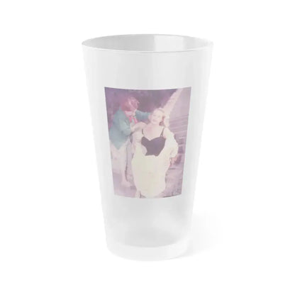 Anita Ekberg #78 (Vintage Female Icon) Frosted Pint Glass 16oz 16oz Frosted - Go Mug Yourself