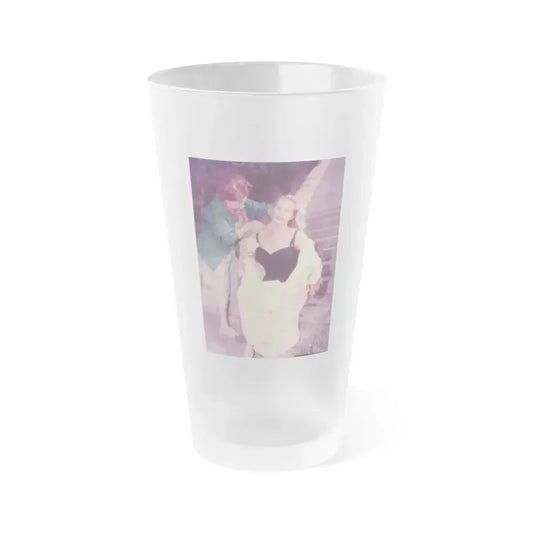 Anita Ekberg #78 (Vintage Female Icon) Frosted Pint Glass 16oz 16oz Frosted - Go Mug Yourself