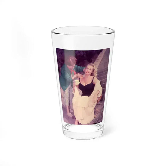 Anita Ekberg #78 (Vintage Female Icon) Pint Glass 16oz 16oz - Go Mug Yourself