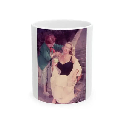 Anita Ekberg #78 (Vintage Female Icon) White Coffee Mug 11oz - Go Mug Yourself