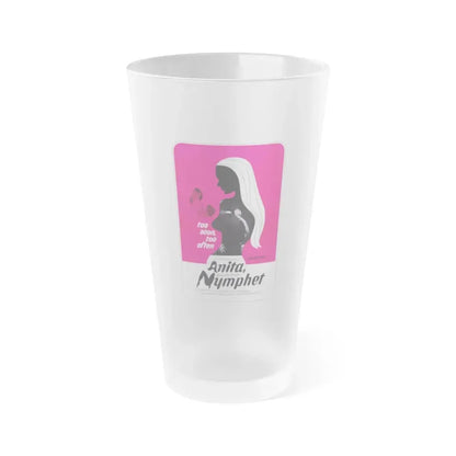 ANITA SWEDISH NYMPHET 1973 Movie Poster - Frosted Pint Glass 16oz Default Title - Go Mug Yourself