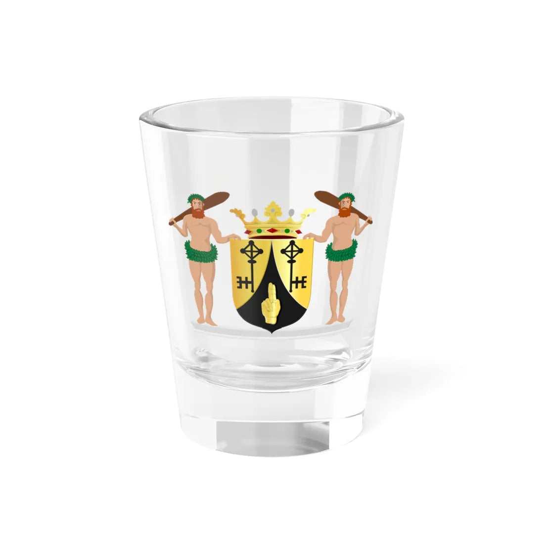Anloo wapen (Netherlands) (Coat of Arms) Shot Glass 1.5oz 1.5oz - Go Mug Yourself