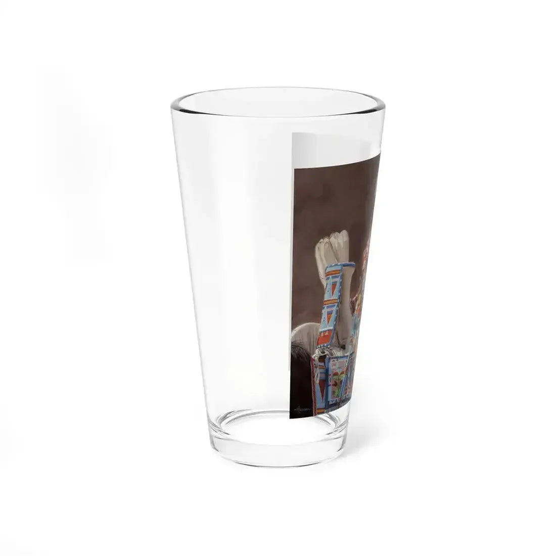 Ann Hanson-Pint Sized Royalty (Native Americans in Art) Pint Glass 16oz - Go Mug Yourself