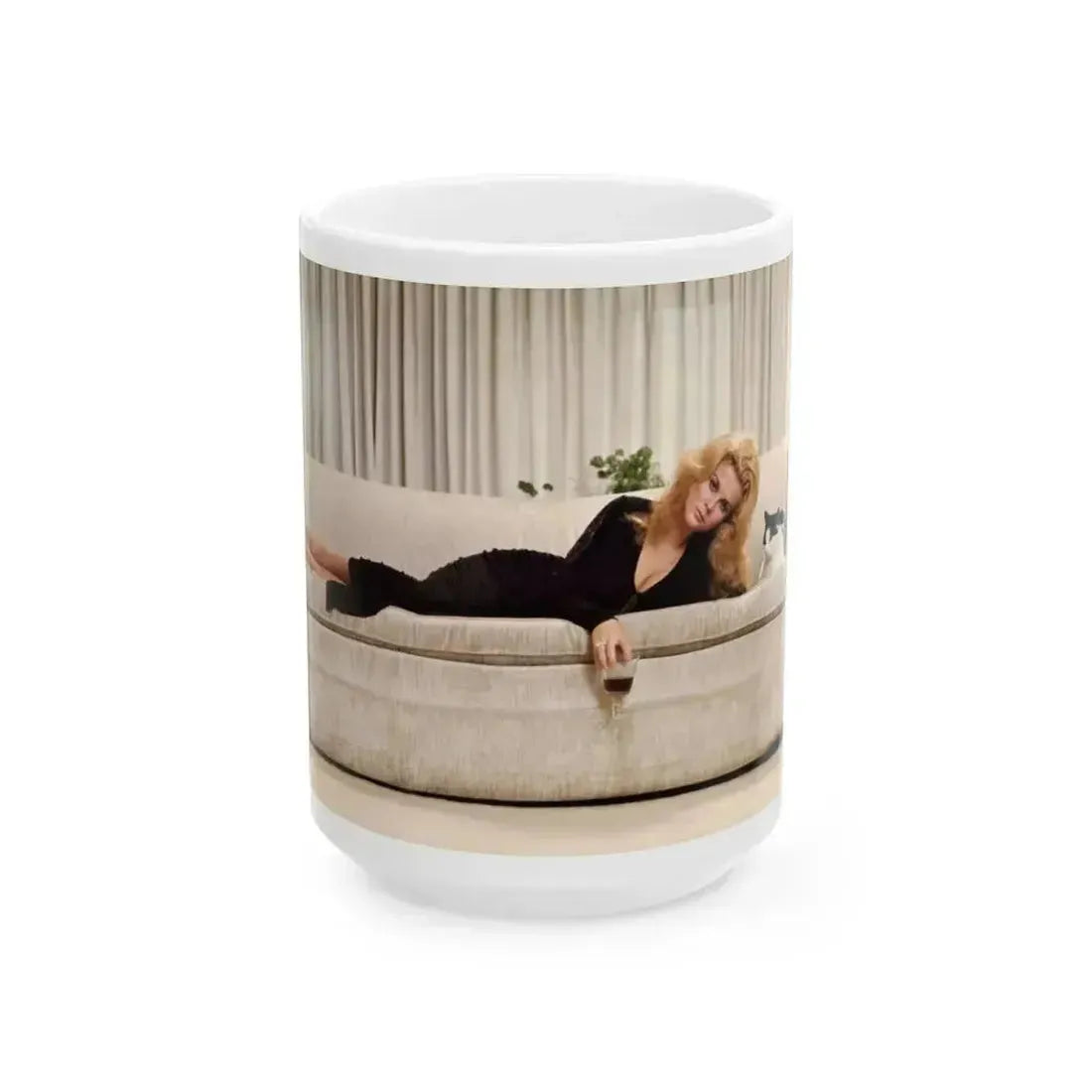 Ann-Margret #142 (Vintage Female Icon) White Coffee Mug 15oz - Go Mug Yourself
