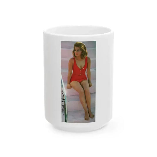Ann-Margret #145 (Vintage Female Icon) White Coffee Mug 15oz - Go Mug Yourself