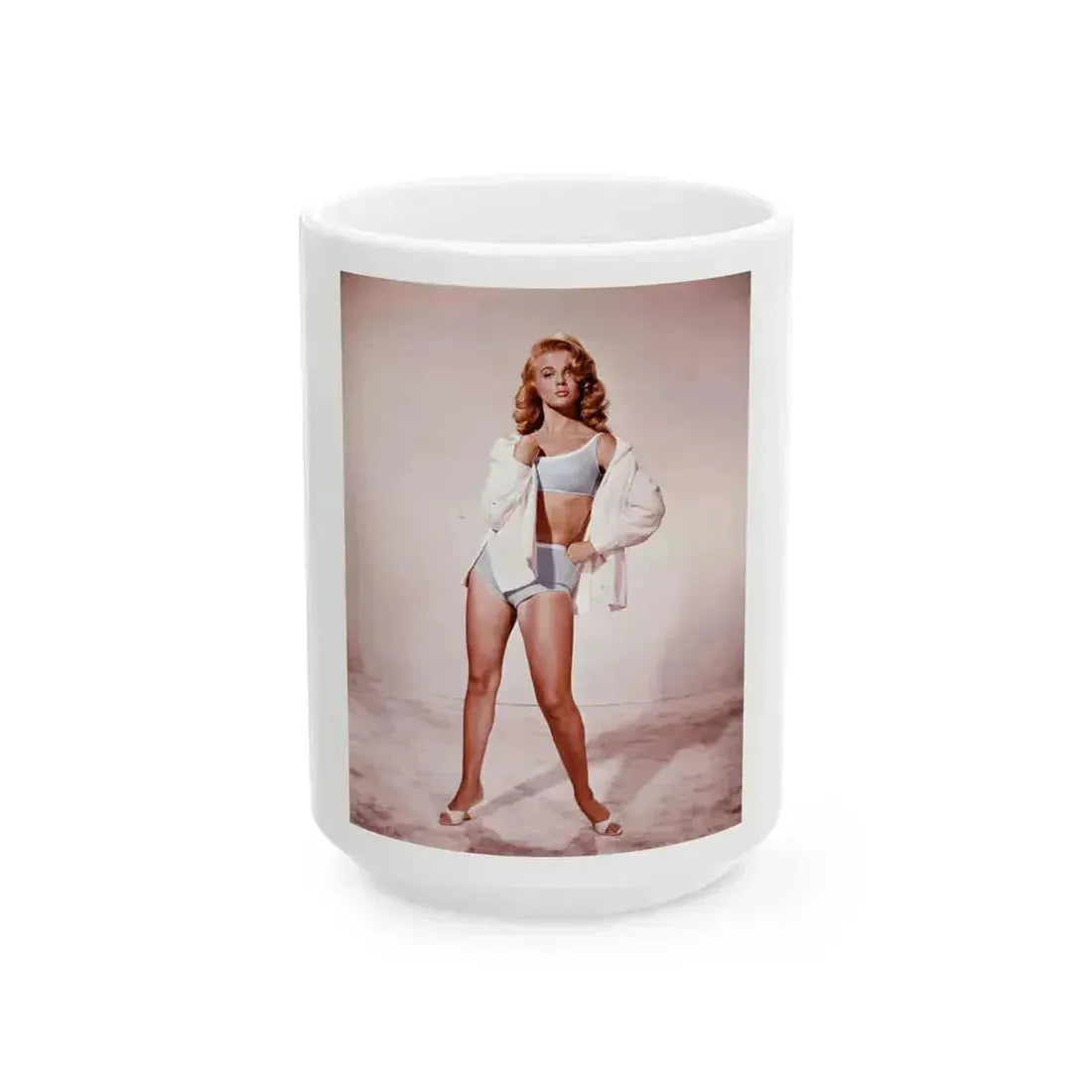 Ann-Margret #146 (Vintage Female Icon) White Coffee Mug 15oz - Go Mug Yourself
