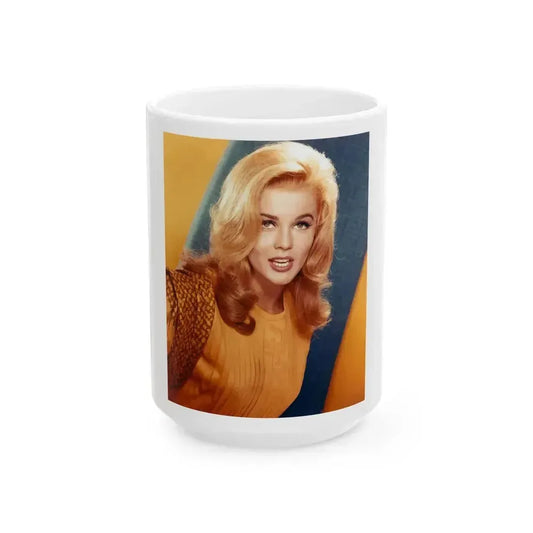 Ann-Margret #160 (Vintage Female Icon) White Coffee Mug 15oz - Go Mug Yourself