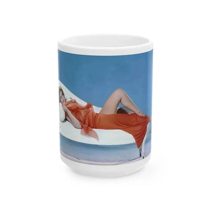 Ann-Margret #166 (Vintage Female Icon) White Coffee Mug 15oz - Go Mug Yourself