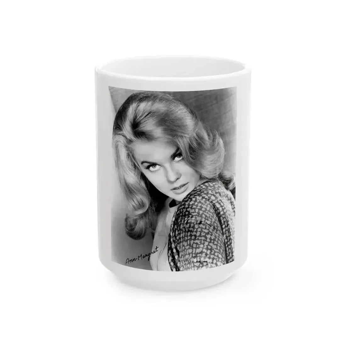Ann-Margret #195 (Vintage Female Icon) White Coffee Mug 15oz - Go Mug Yourself