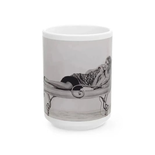 Ann-Margret #196 (Vintage Female Icon) White Coffee Mug 15oz - Go Mug Yourself