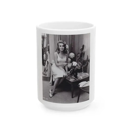 Ann-Margret #197 (Vintage Female Icon) White Coffee Mug 15oz - Go Mug Yourself
